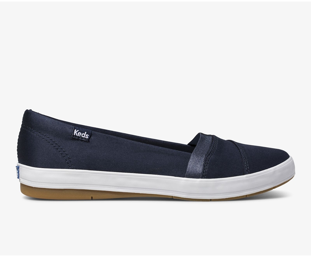 Keds Slip Ons Damen Navy - Carmel - UON-198364